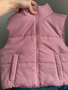 Nordstrom Girls' Dusty Pink Puffer Vest